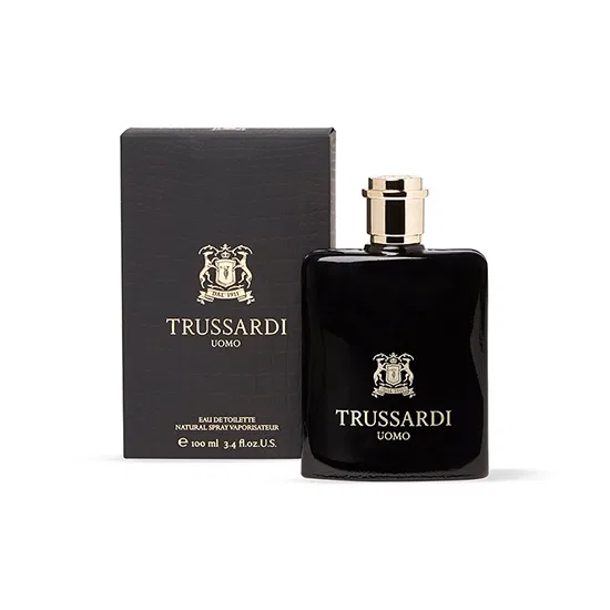 Мужская туалетная вода Trussardi Uomo Elegance, 100 мл, TRUSSARDI, Black