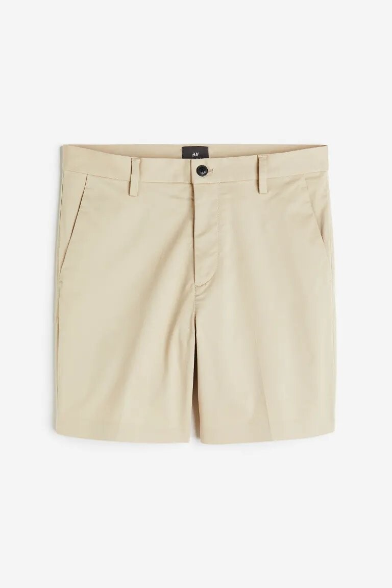

Шорты H&M Regular Fit Chino, светло-бежевый