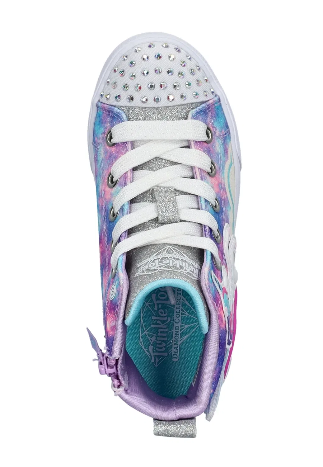 Кроссовки Twinkle Magic Meisjes - высокие кроссовки Skechers, Paars — фото 3
