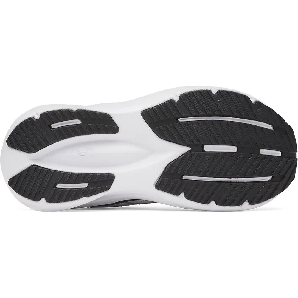 Детские кроссовки Charged+ Asserve 11 AC для бега Under Armour, White/Black/Black — фото 4