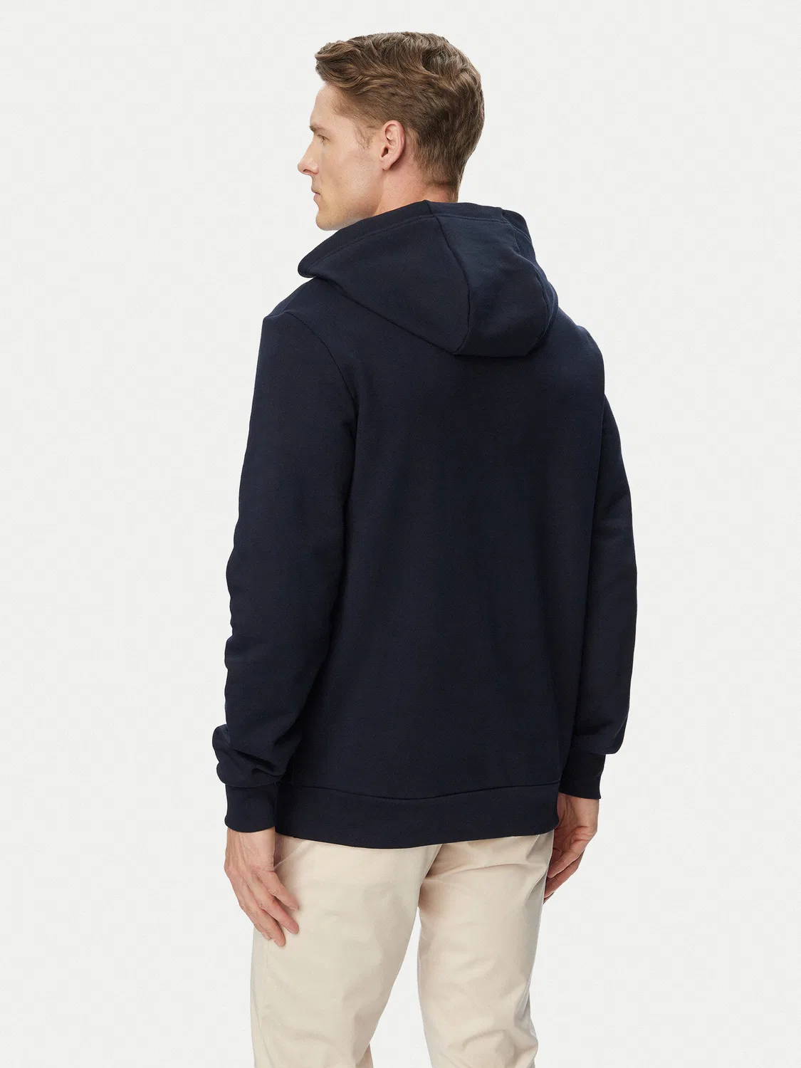 Мужская толстовка стандартного кроя Script Flag Tommy Hilfiger, темно-синий — фото 3