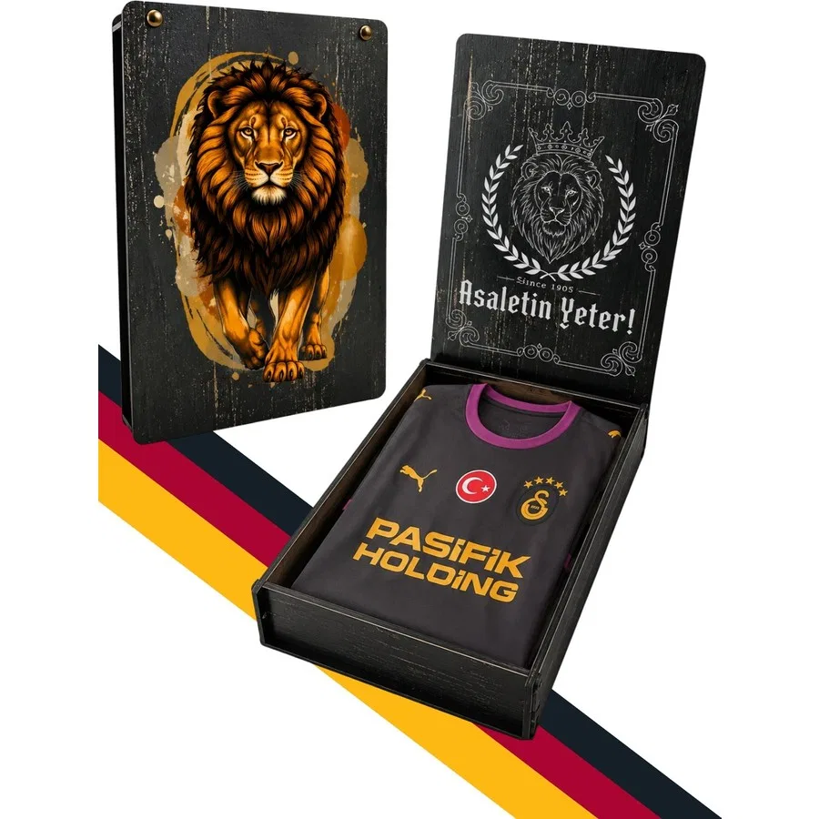 Детская футболка с длинным рукавом Galatasaray 2026/2027 Deplasman Siyah, Черный — фото 2