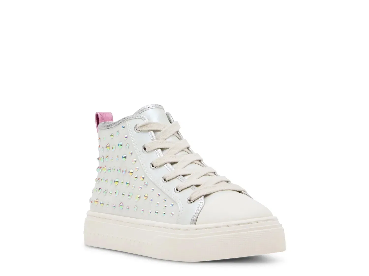 Кроссовки со стразами Laurisa, Steve Madden, белый/мультиколор