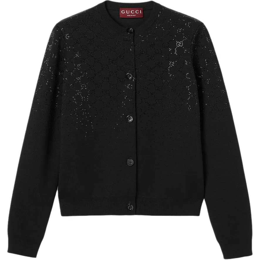 Женский кардиган с пуговицами GUCCI, Black