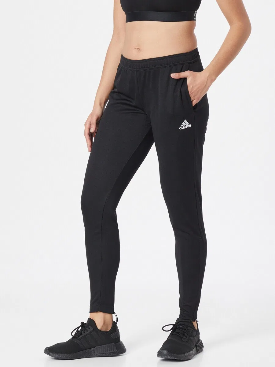 Спортивные шорты ADIDAS PERFORMANCE Slim fit 'Entrada 22' черного цвета — фото 2