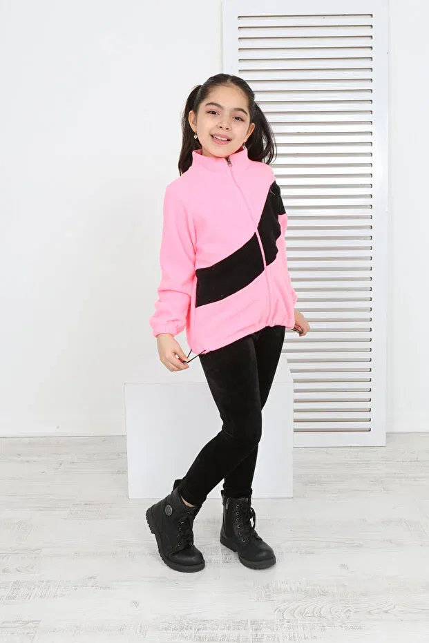 Детский кардиган из флиса для девочек Toontoy, Pink