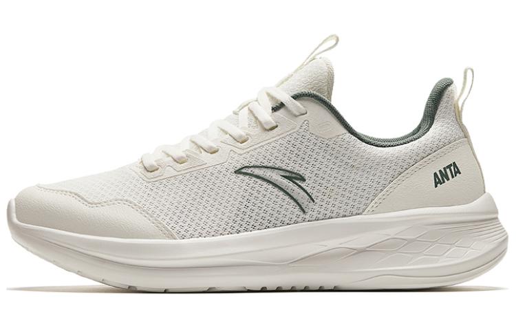 

ANTA Беговые кроссовки Running Collection с амортизацией и противоскользящей подошвой мужские бело-серые цвет Ivory White/Bamboo Asphalt Gray, цвет Ivory White/Bamboo Asphalt Gray