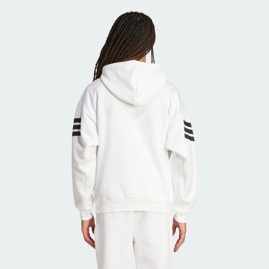 Худи с капюшоном и молнией Future Icons 3-Stripes adidas, Черный — фото 2