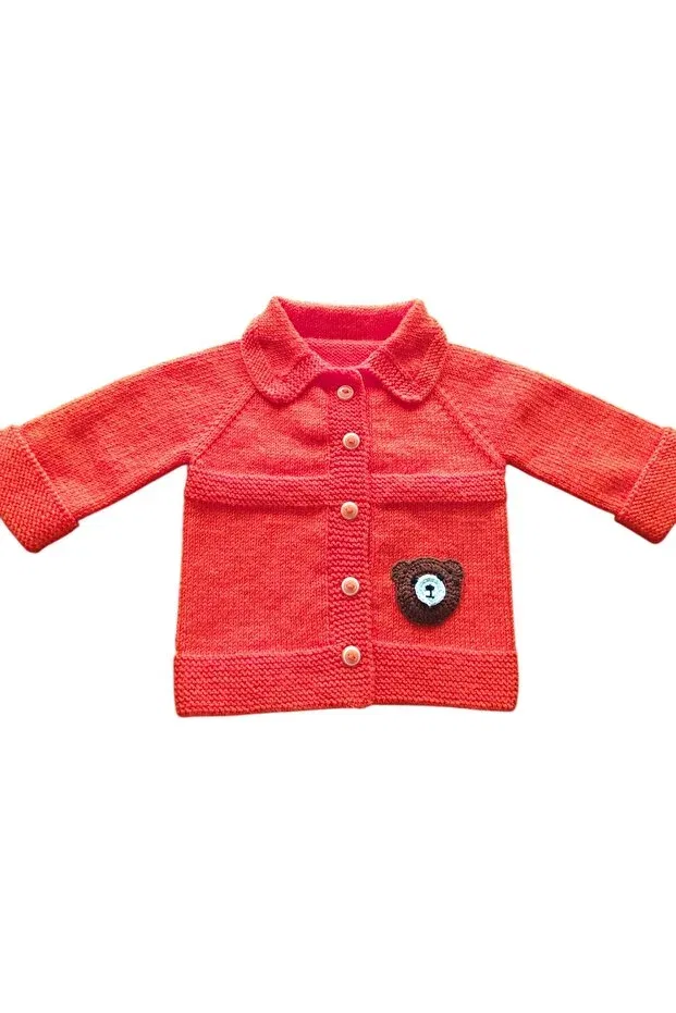 Детский кардиган для новорожденных без рукавов Kids, Red