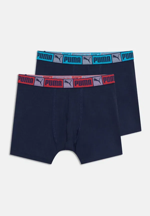 Трусы с принтом Puma, красный/темно-синий