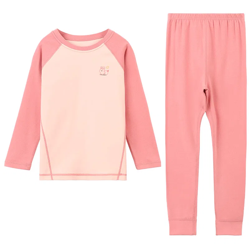 Детский комплект нижнего белья с пуловером и брюками Red bean, Taro Purple + Twilight Purple — фото 3