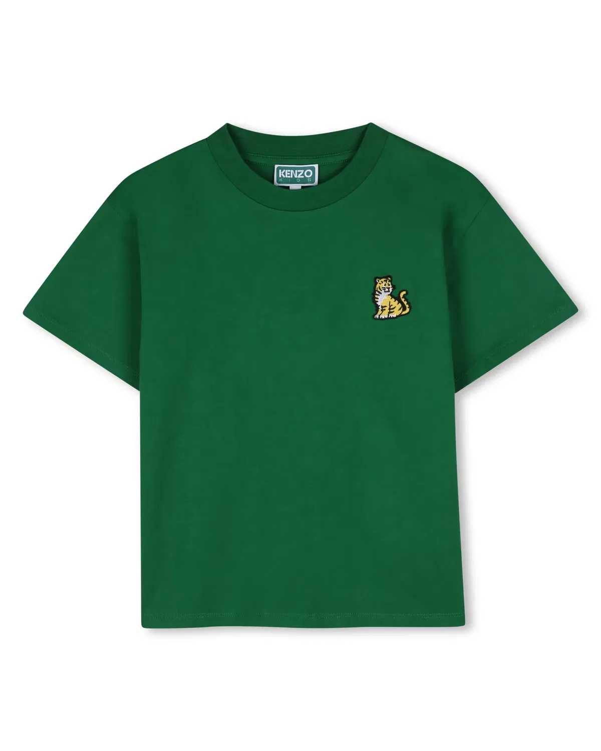 Детская футболка для мальчиков с принтом Kenzo Kids, Kaki