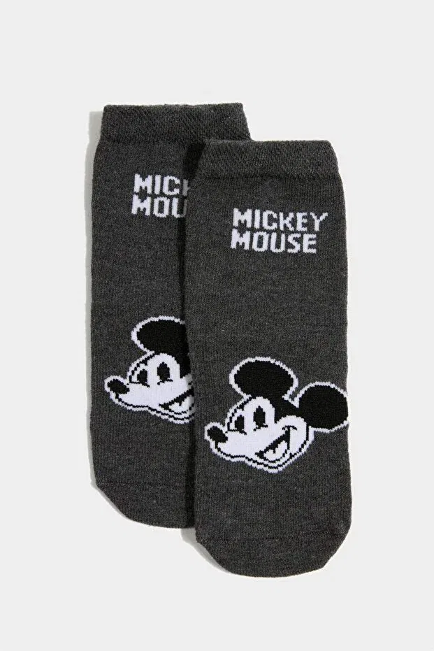 Детские носки для мальчиков хлопковые Disney mickey & minnie non-slip sole 3-piece cotton long socks Defacto, Multicolor-Kr1 — фото 3