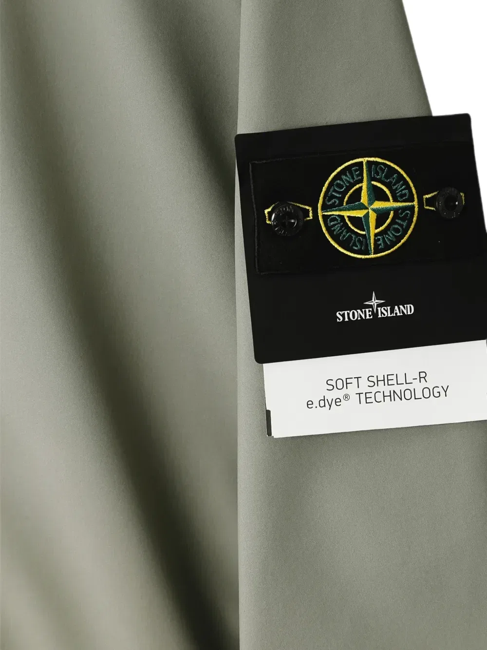Куртка Soft Shell-R_E.DYE Q100004 Stone Island, зеленый — фото 3
