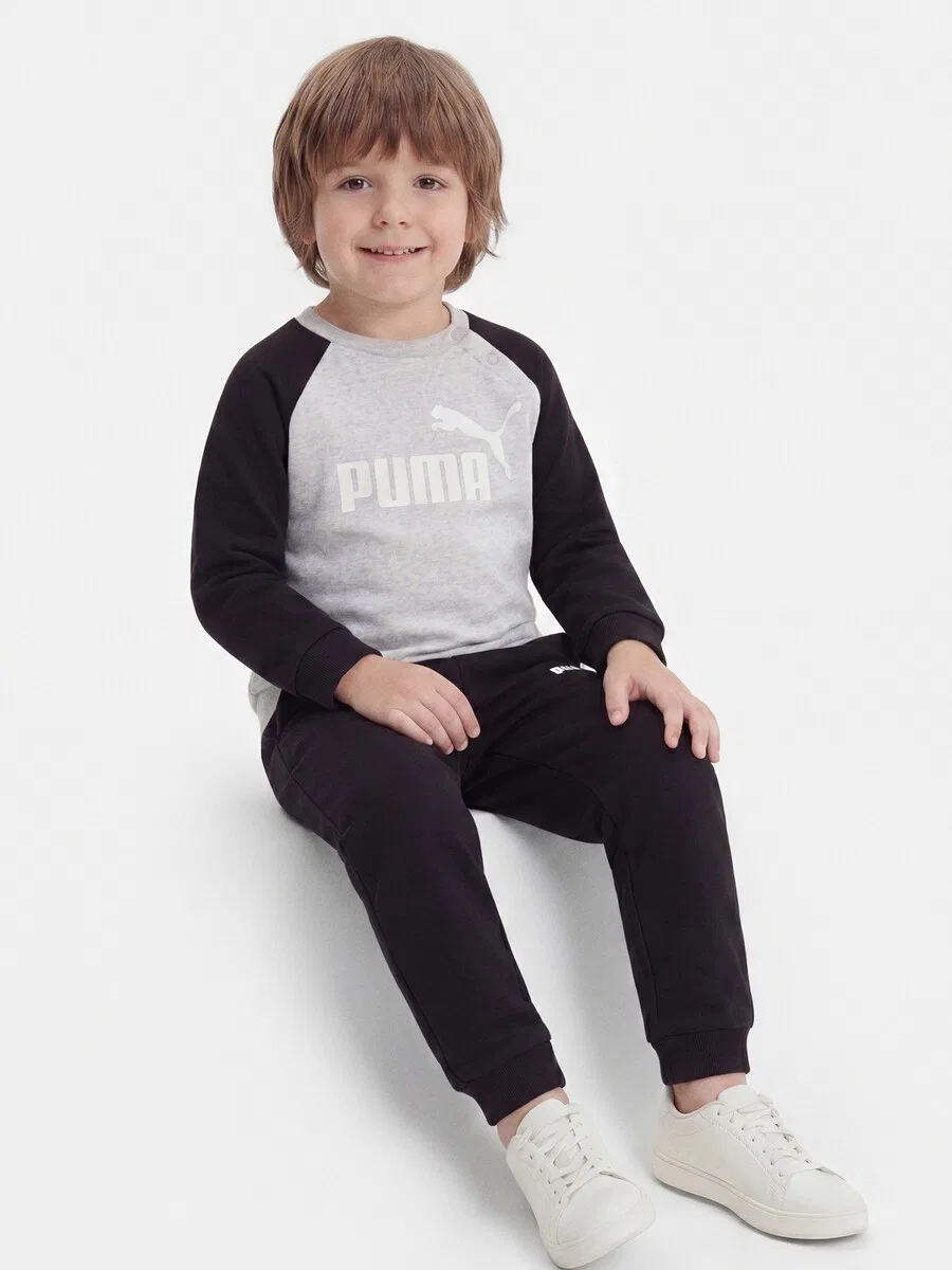 Спортивный костюм PUMA 'Minicats Essentials' черного цвета — фото 3