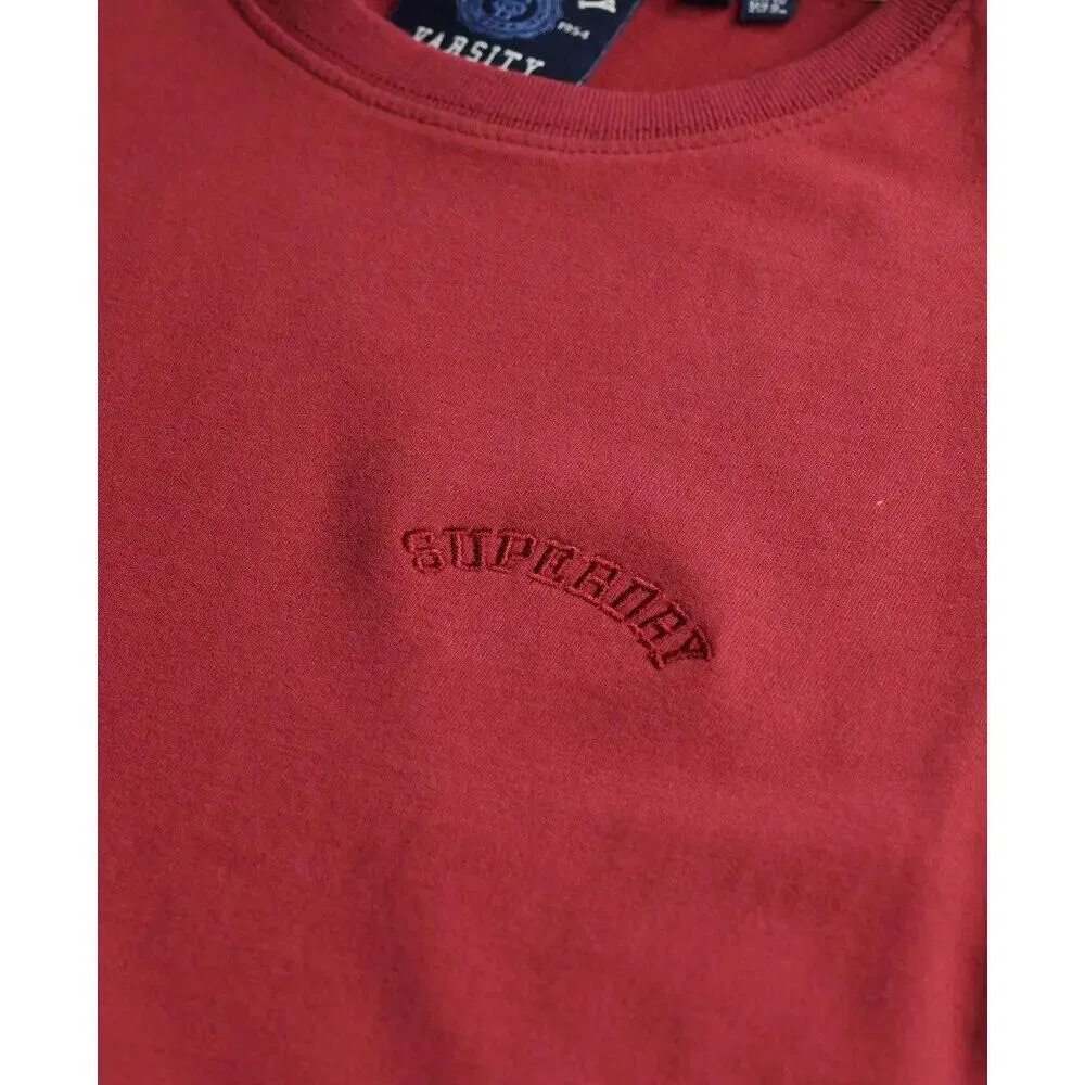 Женская футболка с длинным рукавом Essential Logo Superdry, Bordeaux — фото 2