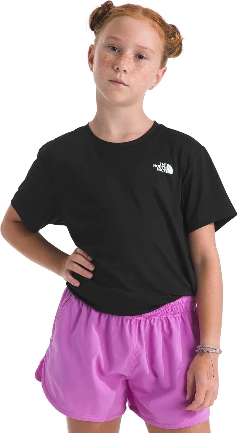 Футболка The North Face Girls' Flex Short Sleeve Tee, Tnf Black