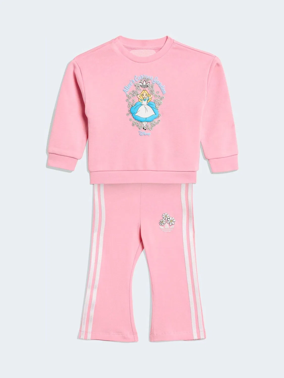 Комплект из толстовки и леггинсов adidas Originals, Disney Alice in Wonderland, розовый