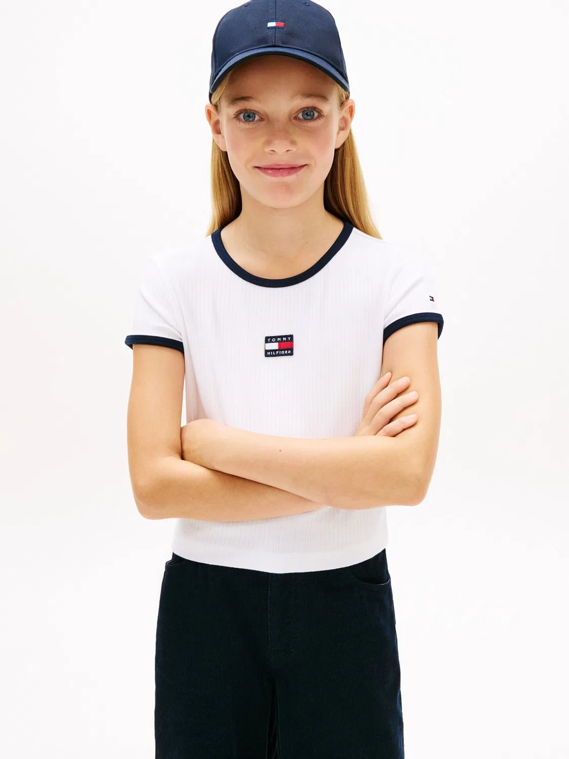 Футболка с логотипом Tommy Hilfiger, белый — фото 2