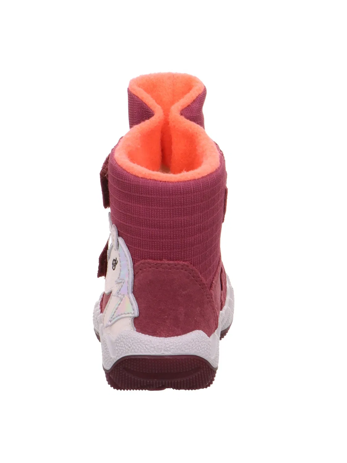 Детские снежные ботинки для девочек с принтом Icebird Gore-tex Warm Padding Superfit, Pink Orange — фото 3