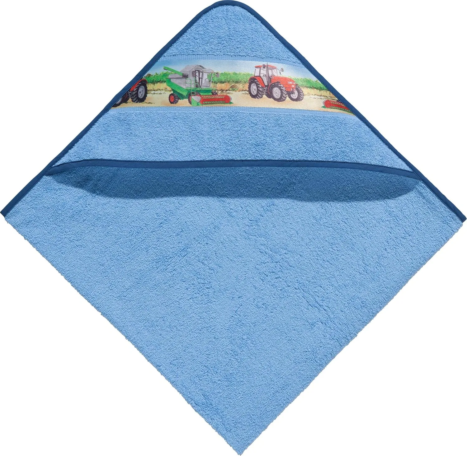 Детское махровое полотенце с капюшоном Erwin Müller 80x80 см, Lightblue