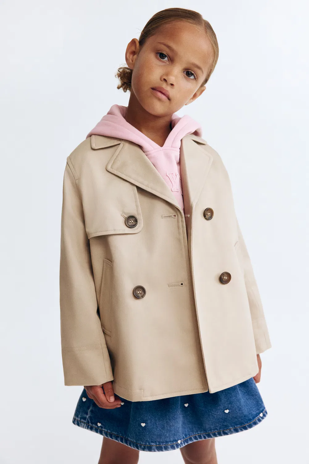 Тренч H&M, Beige