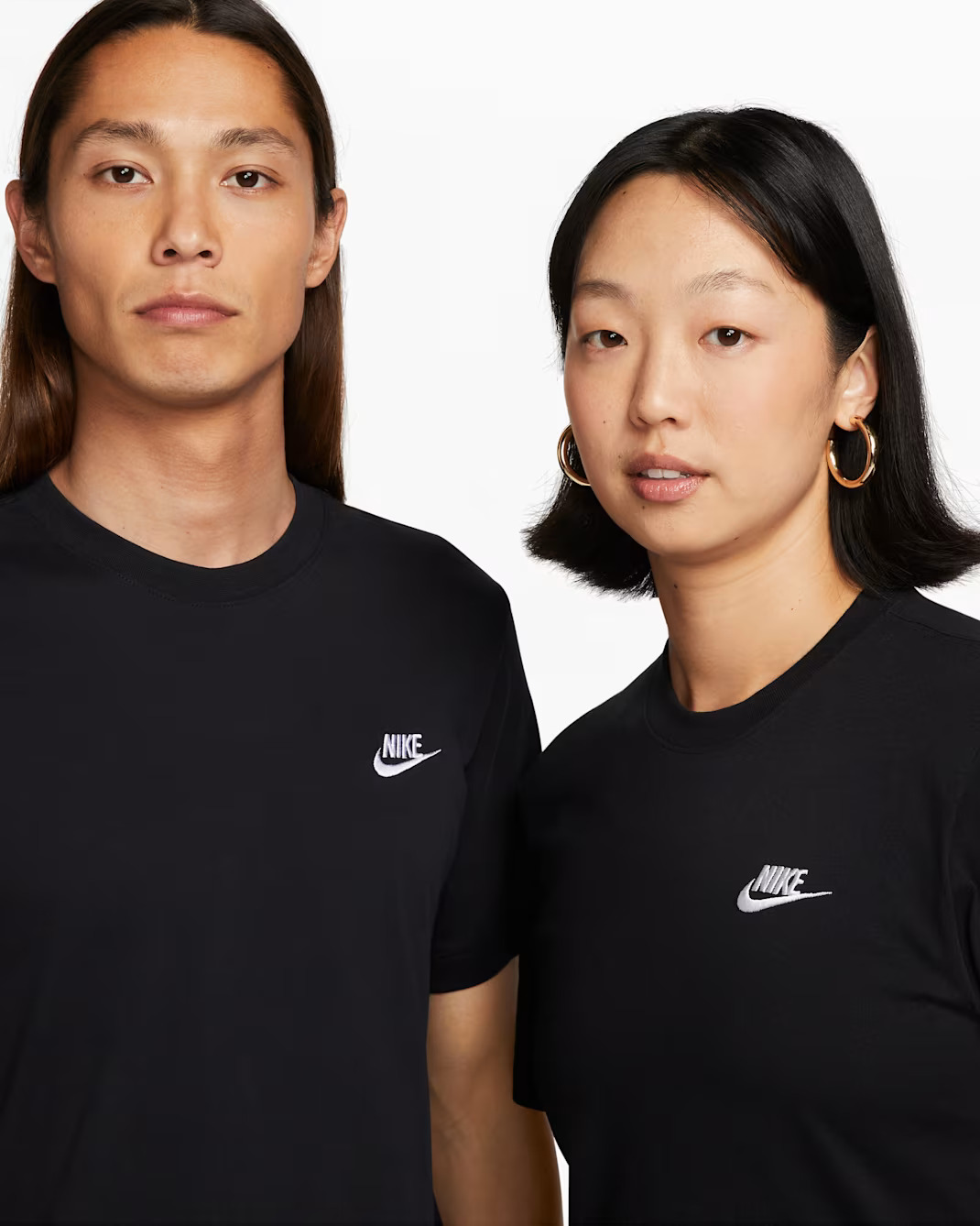 Комплект футболок Nike Sportswear Club, 2 предмета, черный — фото 4