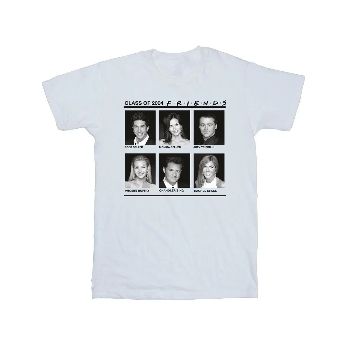 Хлопковая футболка Class of 2004 Friends, White