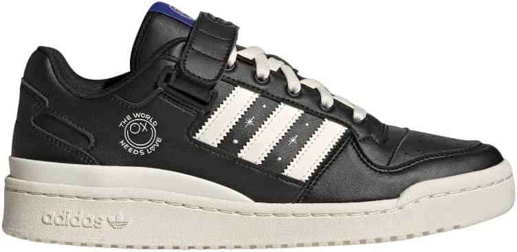 Мужские кроссовки Adidas Forum Low, белый/черный/кремовый — фото 2