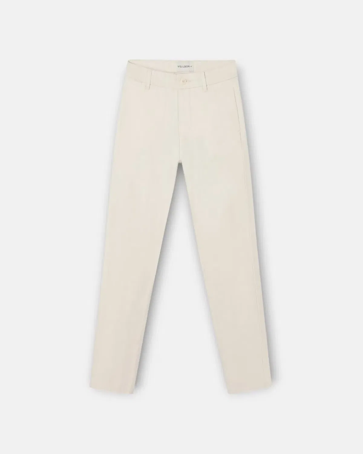 Детские брюки-чинос для мальчиков льняные Silbon, Beige