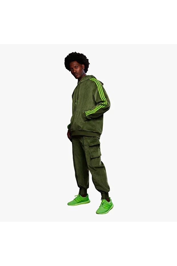 Женские спортивные штаны с эластичным манжетом Adidas, Green