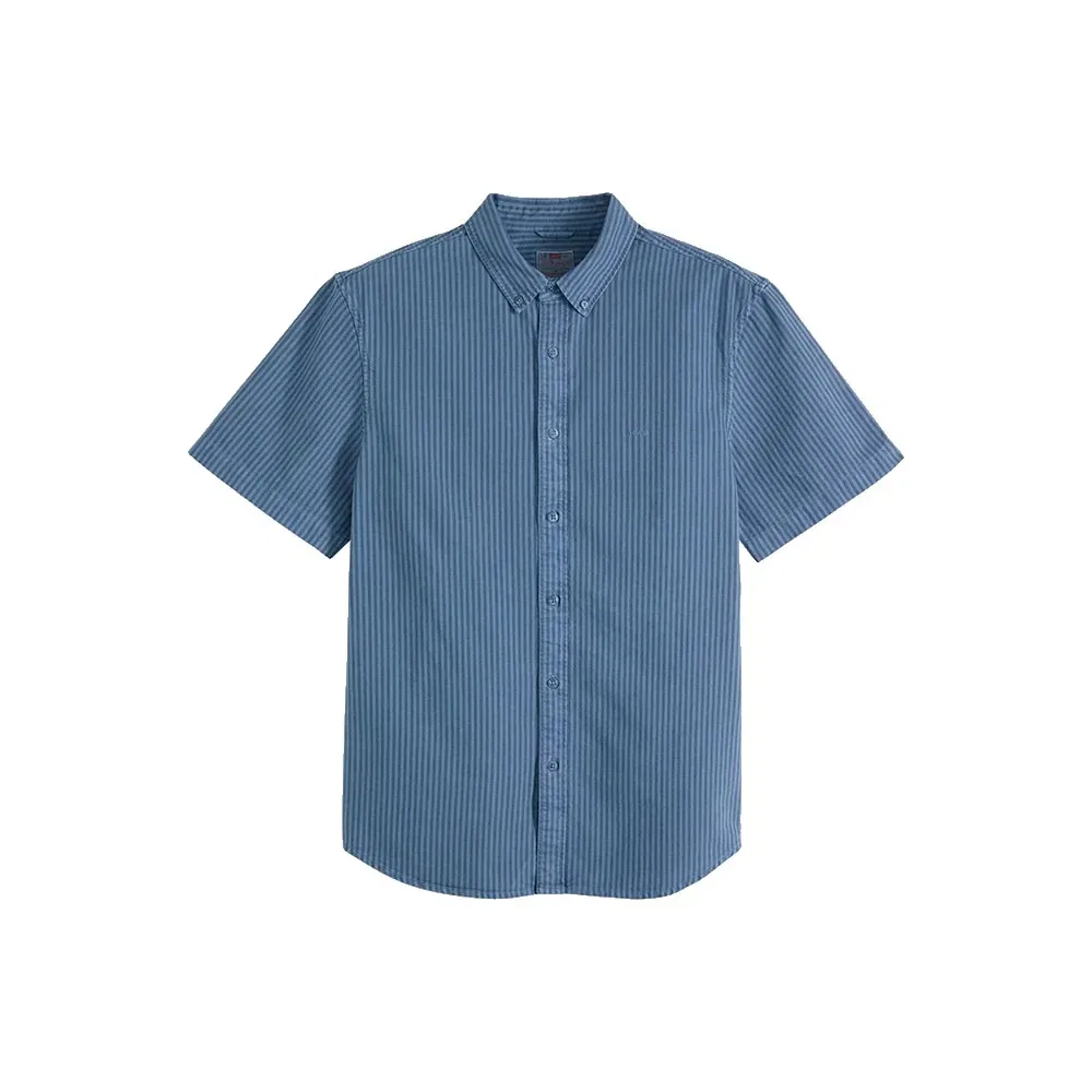 Мужская рубашка с коротким рукавом Authentic Short Sleeve Shirt Levi's, Blue — фото 3