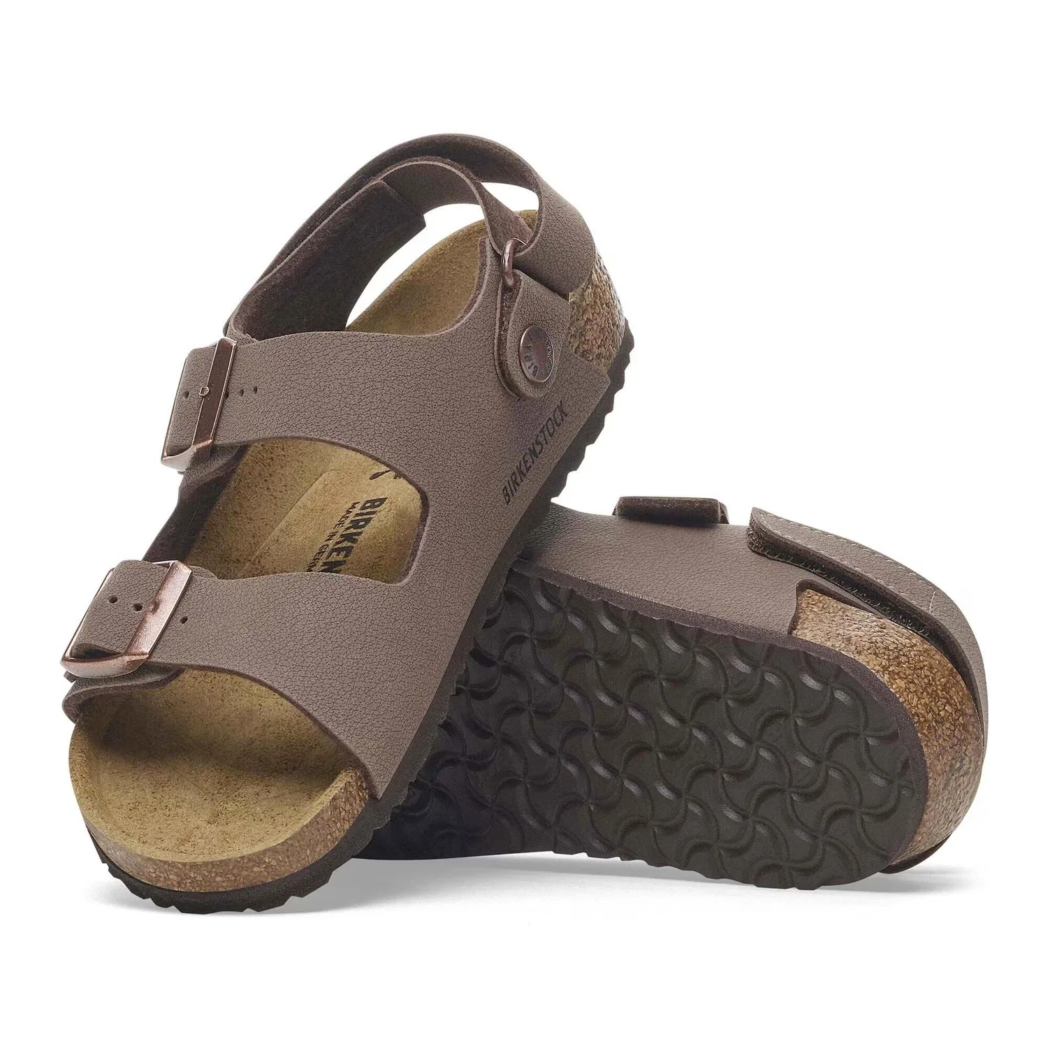 Детские сандалии с двумя ремешками Milano HL Birkenstock, Braun — фото 3