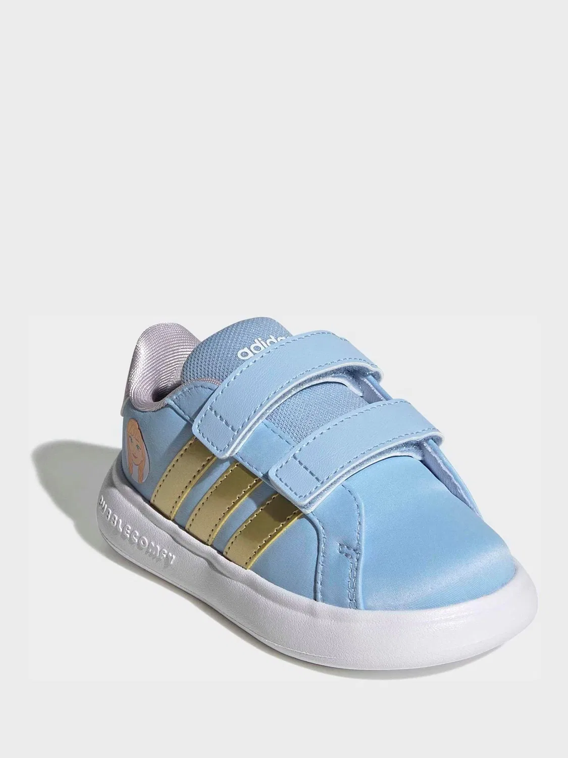 Кроссовки детские Disney Frozen Grand Court 3.0 adidas, синий — фото 3