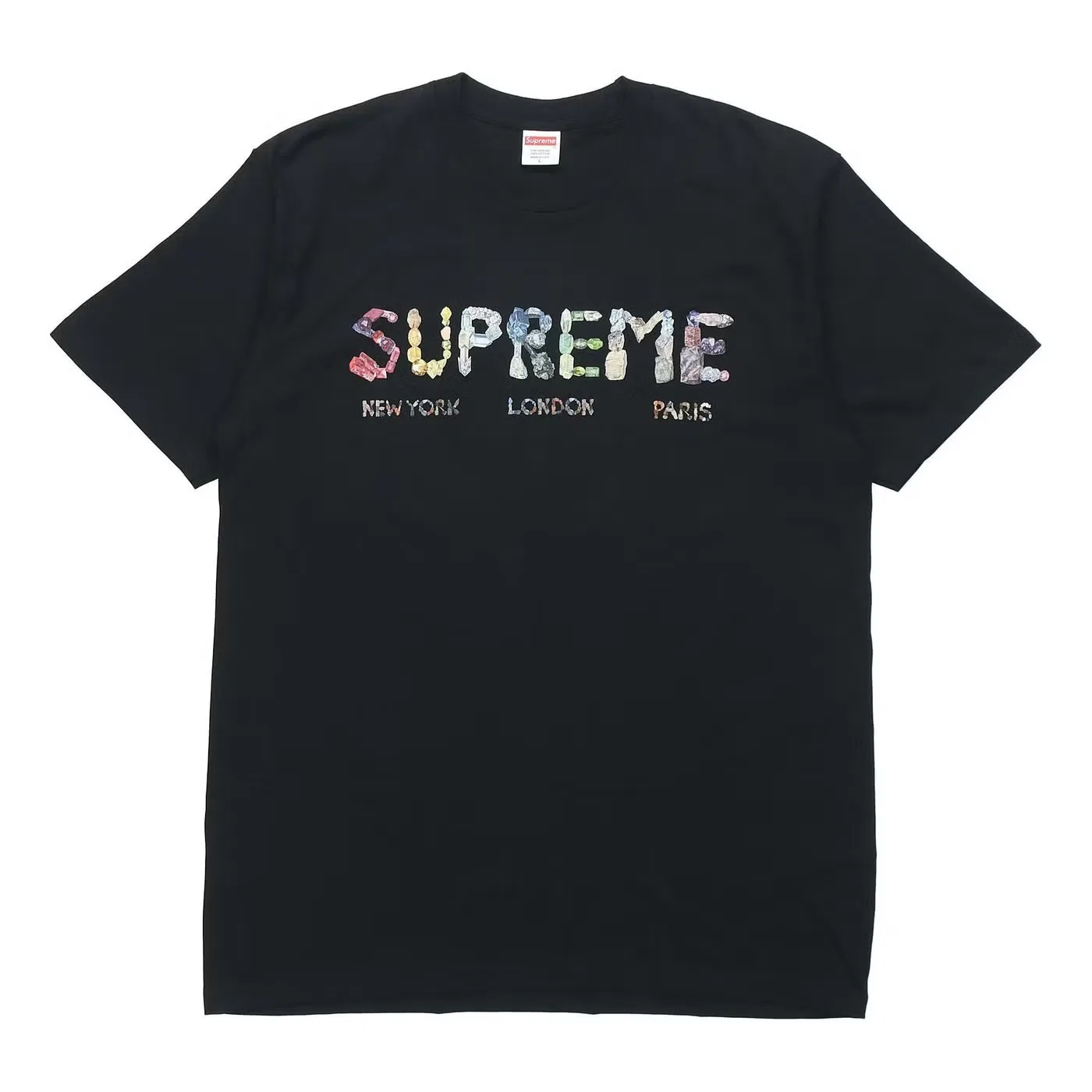 Футболка с принтом Rocks Tee Supreme, черный