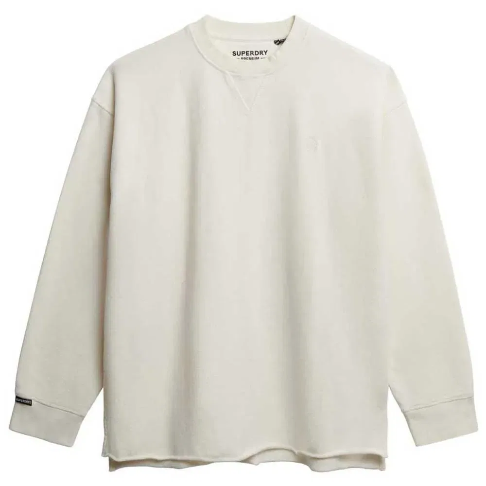 Женский свитшот хлопковый Studios Superdry, White — фото 3