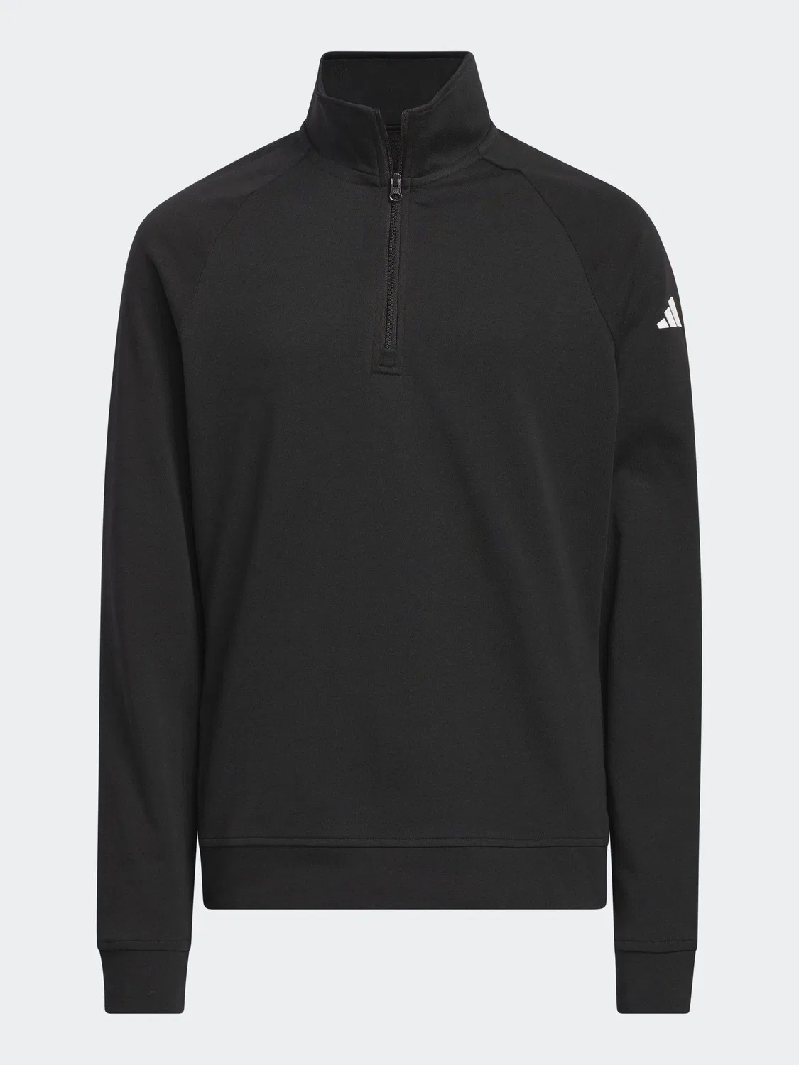 Джемпер гольф, ползунок с четверть-застежкой Adidas Golf, черный