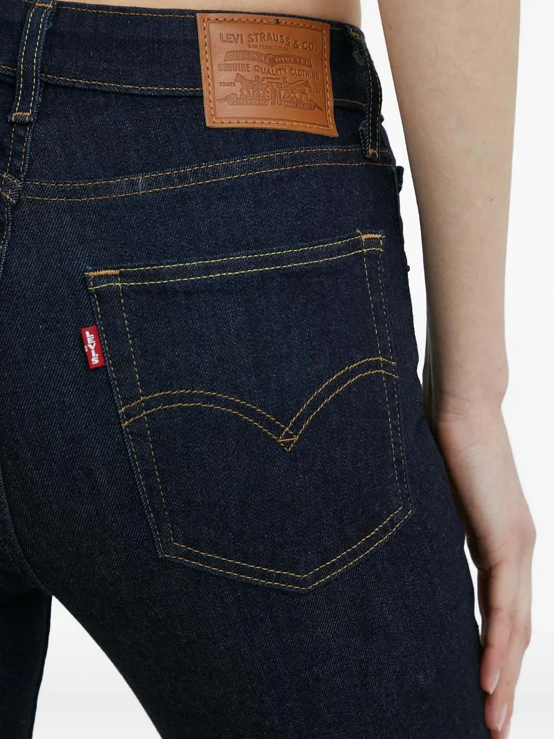 Джинсы 721 с высокой талией Levi's, синий — фото 2