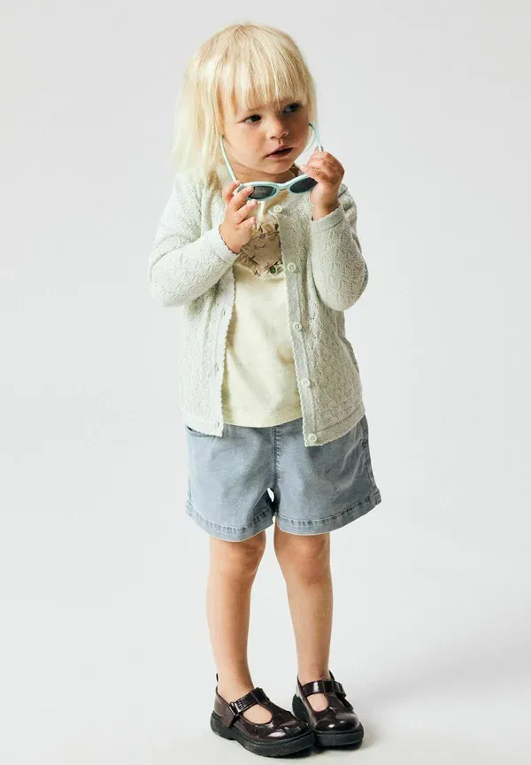 Шорты джинсовые Bow detail Name It, Light Blue Denim, светло-голубой