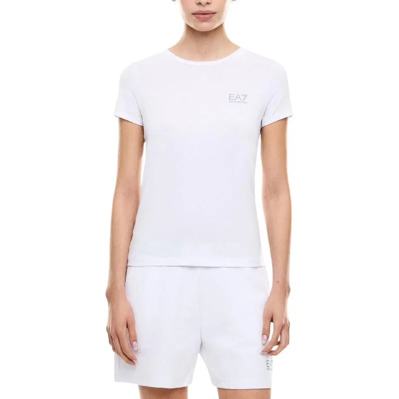Футболка женская EA7 White, EMPORIO ARMANI — фото 3