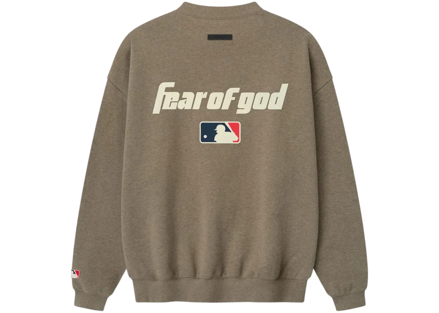 Мужская толстовка с круглым вырезом Fear of God Essentials MLB Sport Crewneck, Homestead Heather — фото 2