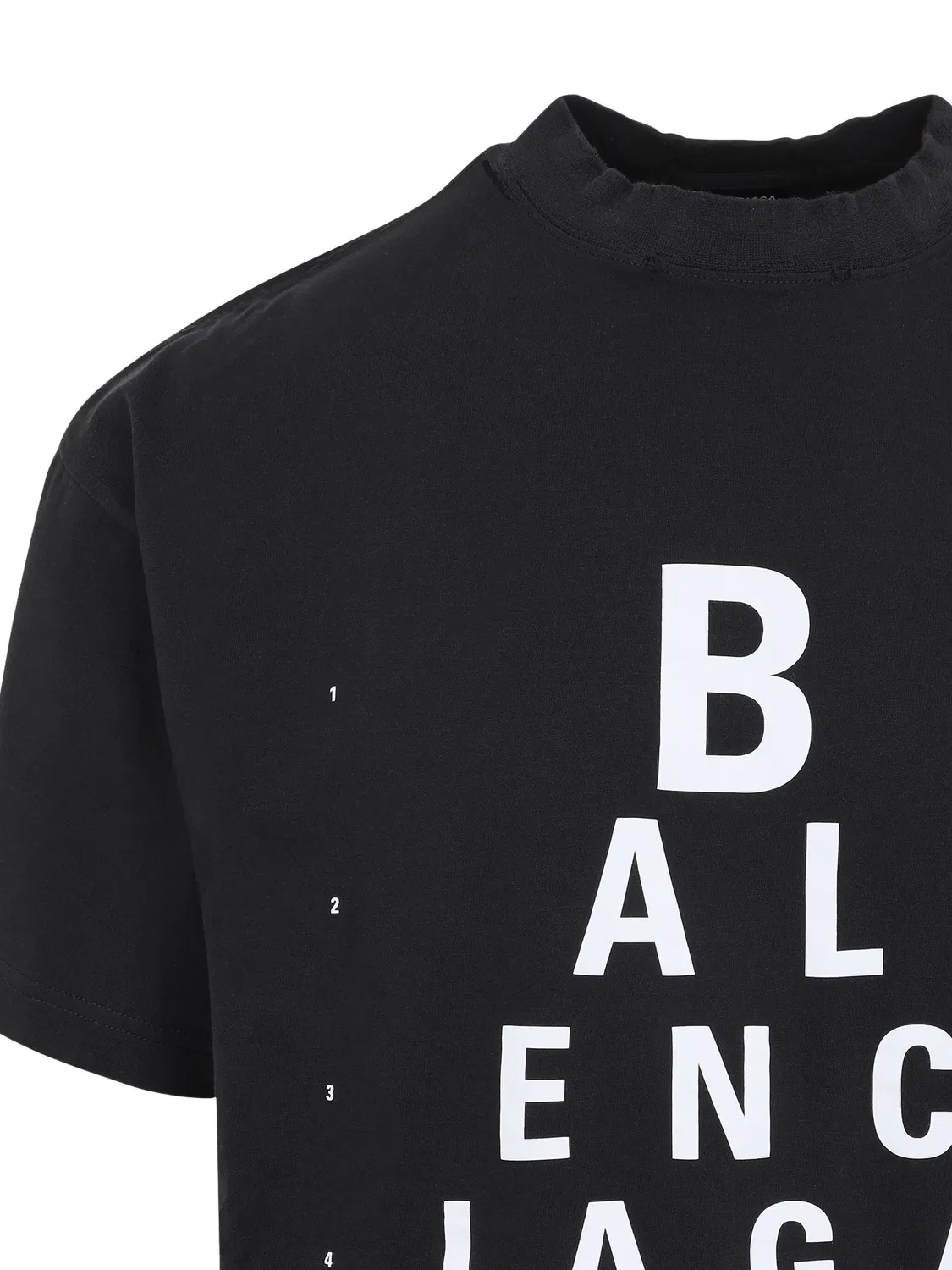 Balenciaga Футболка черного цвета из 100% хлопка — фото 2