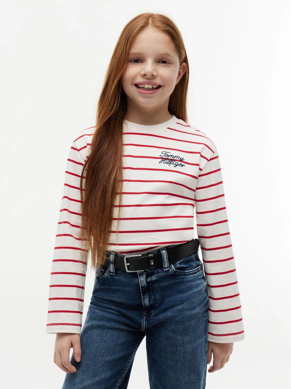 Футболка с длинным рукавом Red Rope Logo Tommy Hilfiger, красный