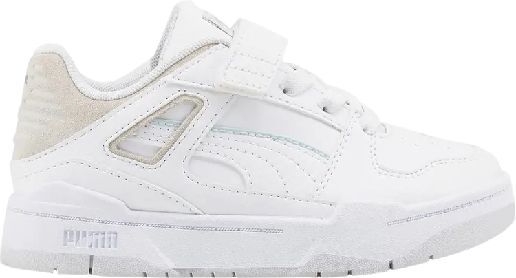 

Кроссовки Puma Slipstream Little Kid White Feather Grey, белый