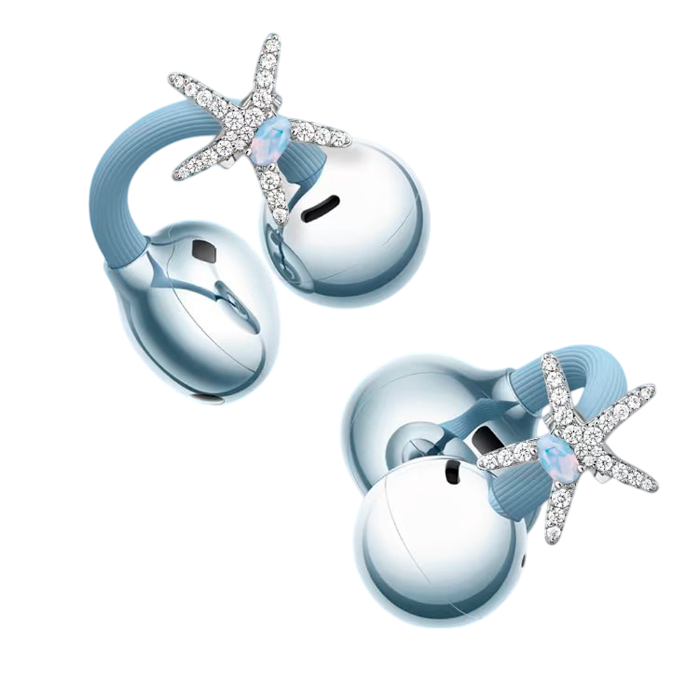 

Беспроводные наушники Huawei FreeClip 2, Starfish Style, голубой