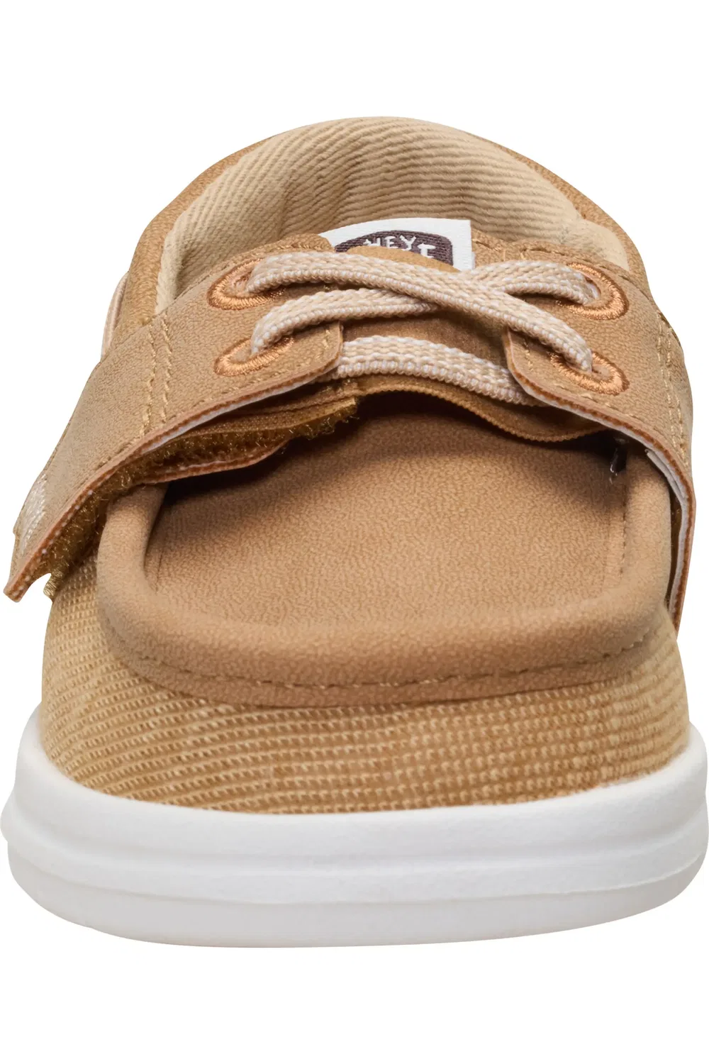 Детские туфли-лодочки slip-on на плоской подошве Wells Classic Hey Dude, Cognac — фото 3