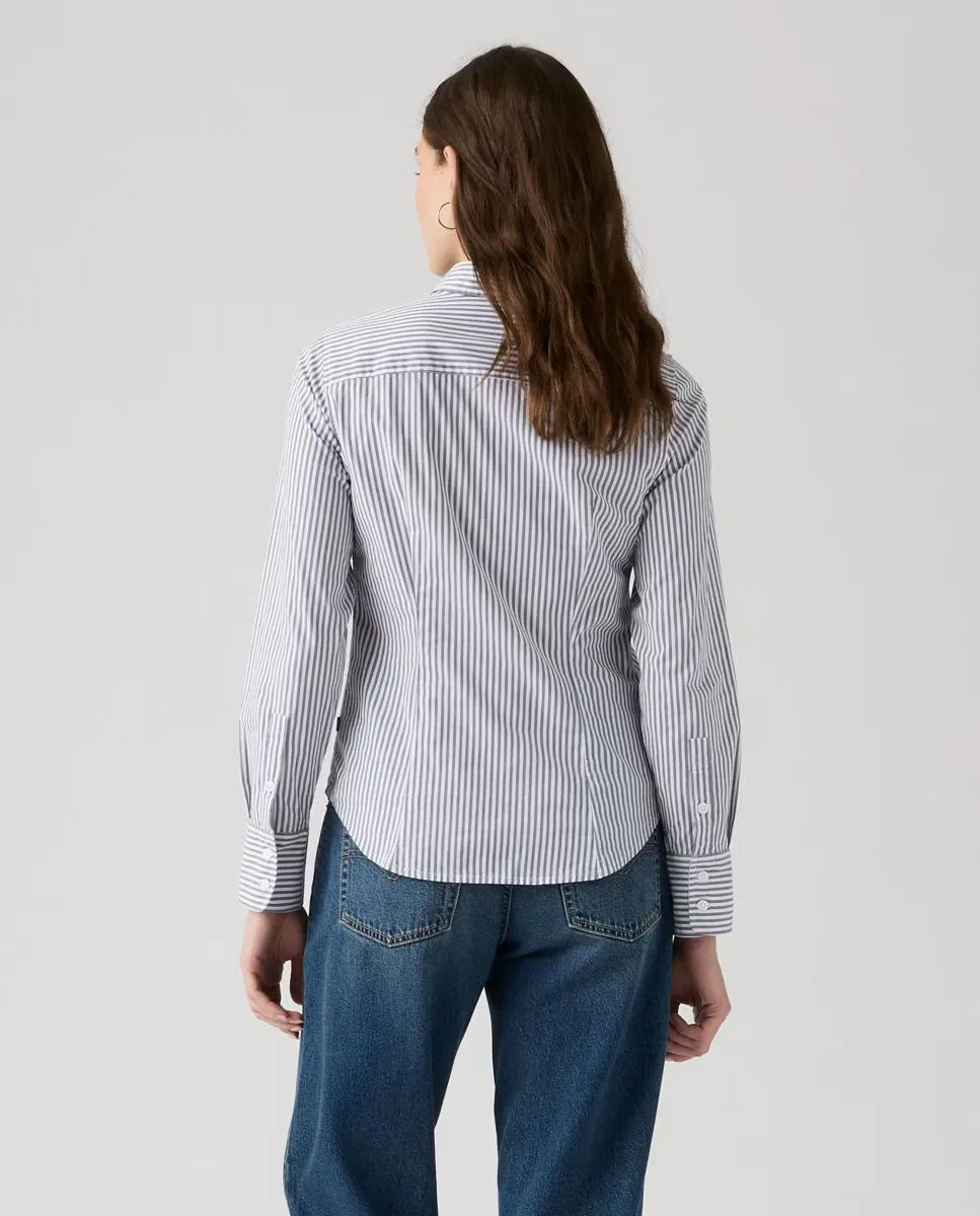 Женская рубашка с длинным рукавом, Levi's, голубой — фото 2