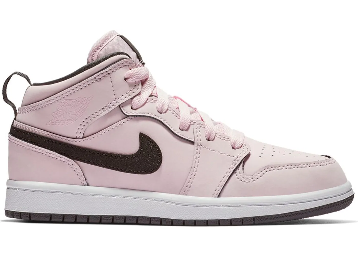 Детские кроссовки Lifestyle Jordan 1 Mid Pink Foam/Black-White-Anthracite