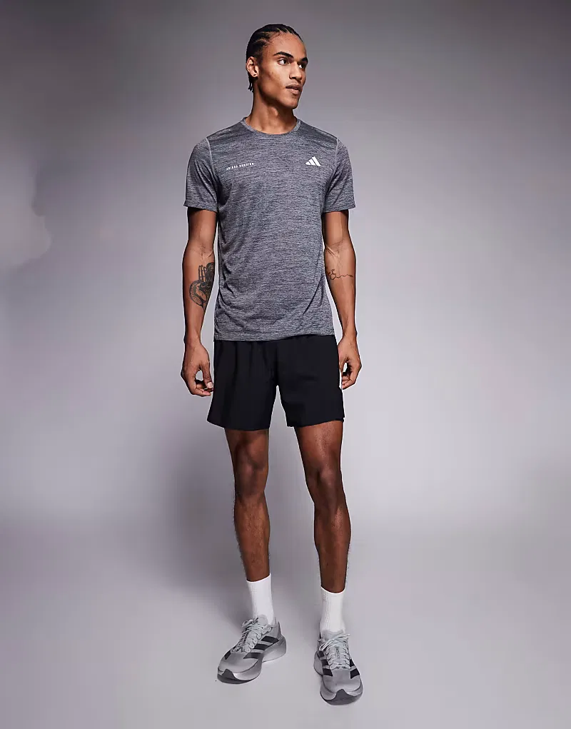 Беговые шорты Adidas Running 365 2 в 1, черный — фото 2