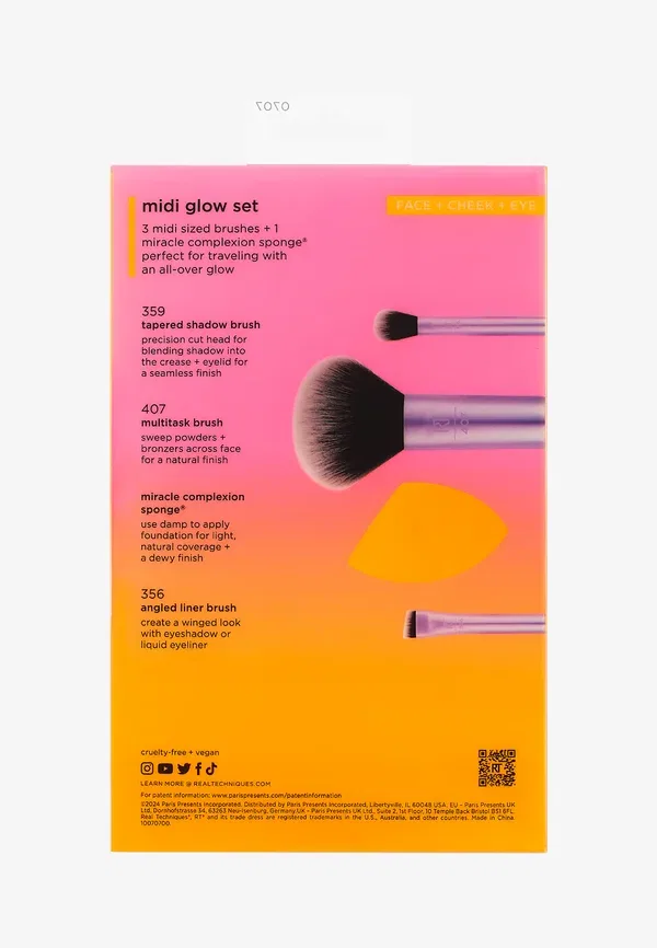 Косметический набор 4 инструмента Real Techniques Midi Glow Set — фото 3